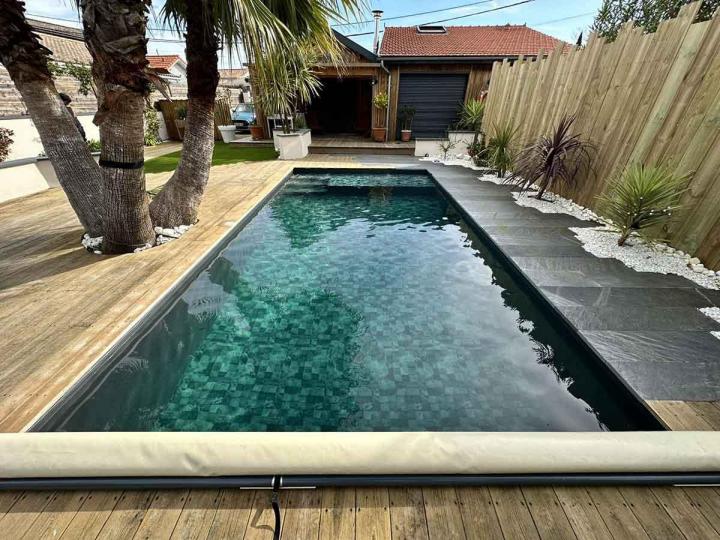 Remplacement liner piscines Le Teich